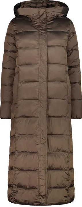 CMP Woman Long Coat FIX Hood - Damen Mantel