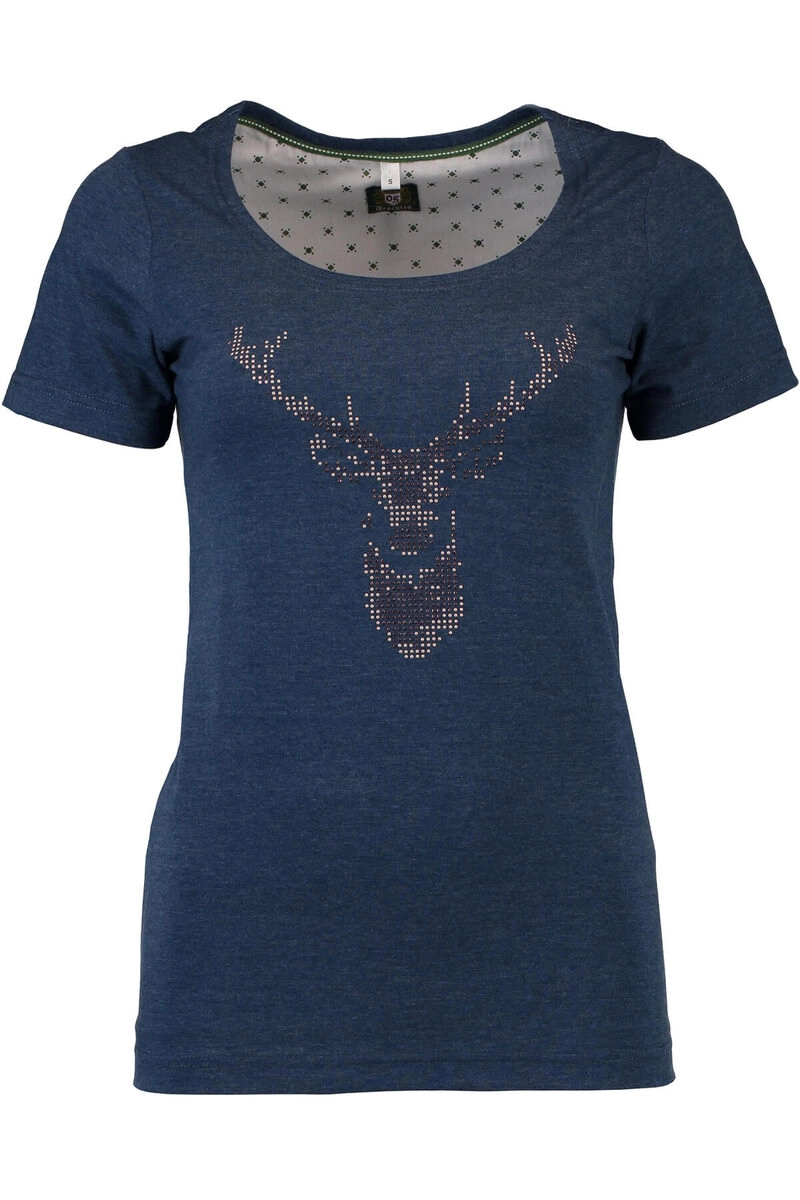 OS TRACHTEN Trachtenshirt blau